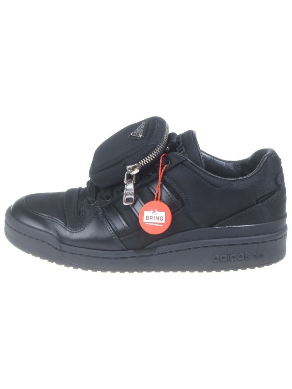 Prada Adidas Forum Low-Cut Sneakers Black